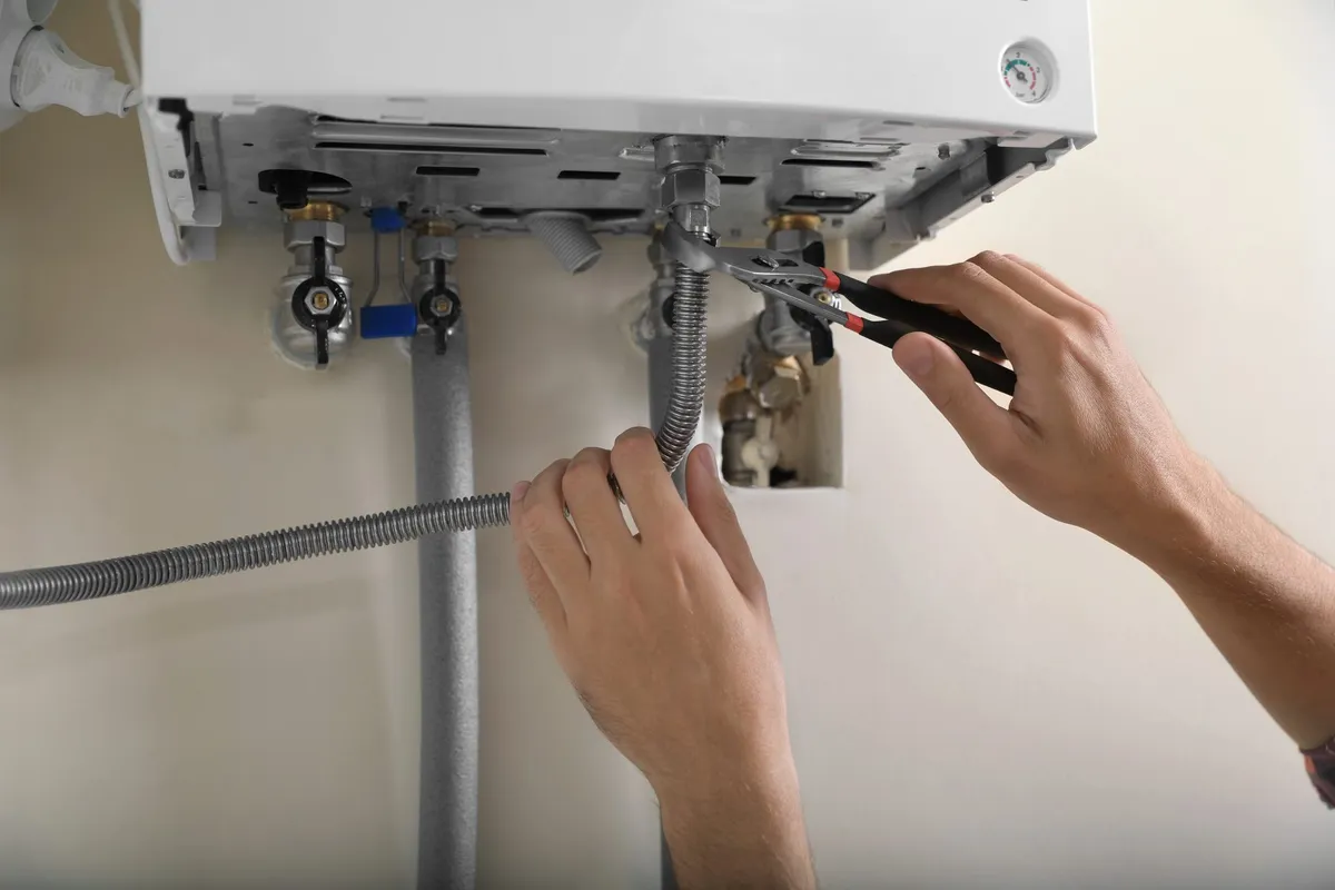 Servis plynového kotle při revizi